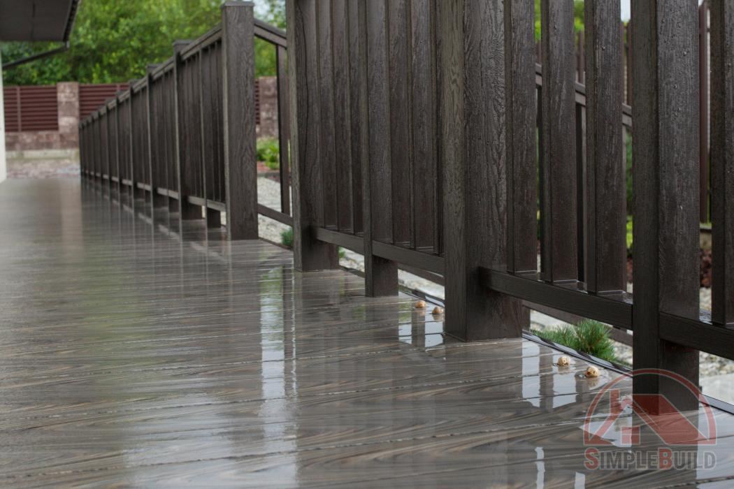 Террасная доска Lecole мультиколор яркая