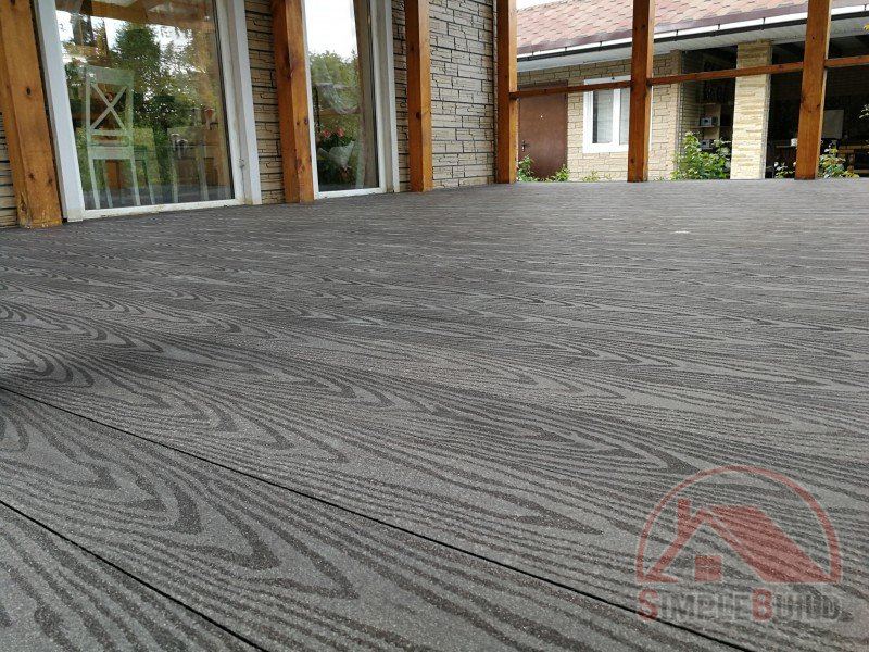 Декинг PolyWood DUO венге крупным планом