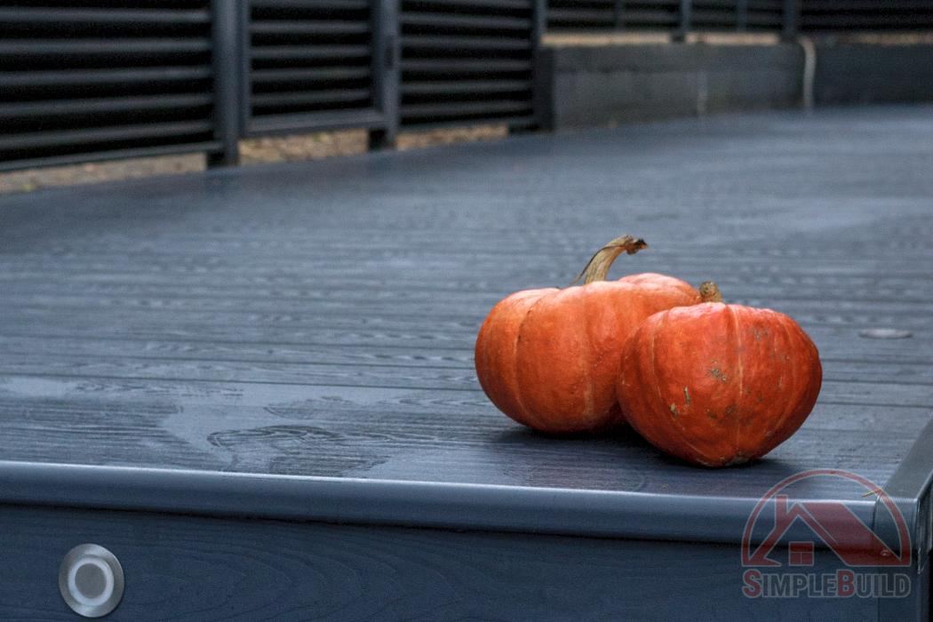 Террасная доска Lecole в цвете графит