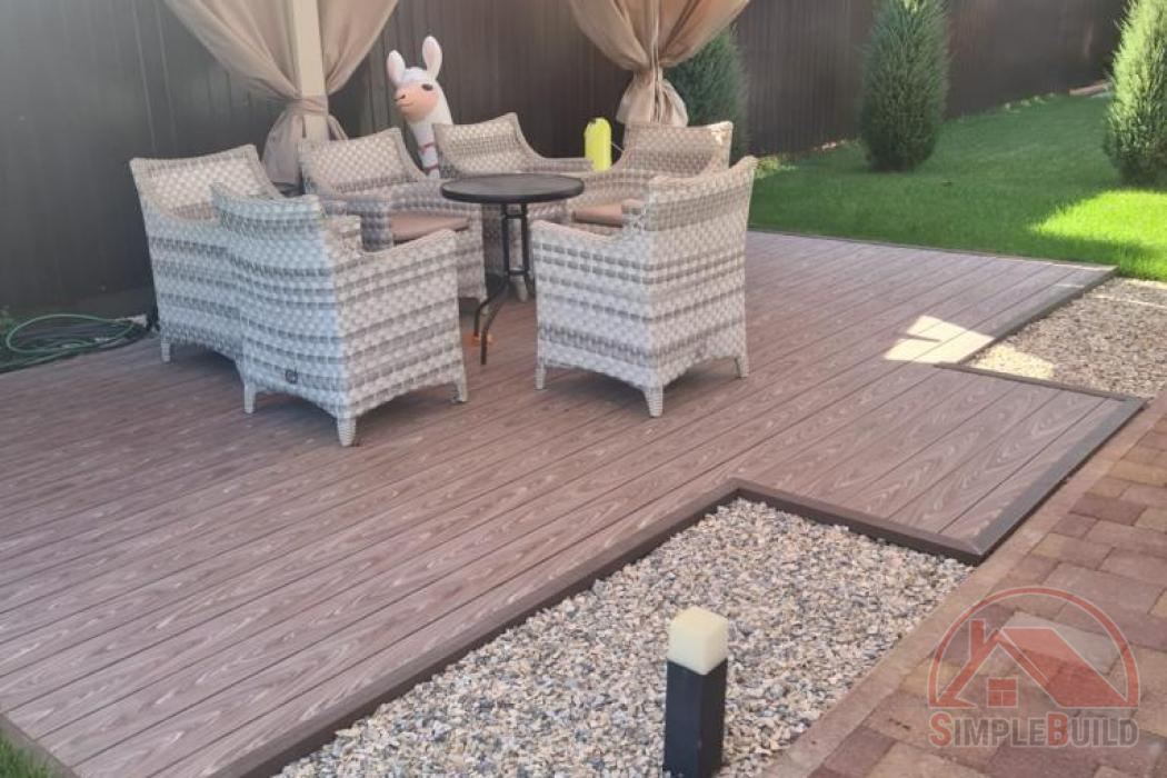 Декинг Lecole тёмно-коричневый