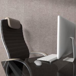 Ламинированные панели ПВХ Век кладка серая в интерьере