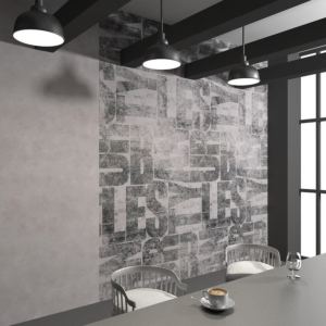 Ламинированные панели ПВХ Век бетон Беркли в интерьере