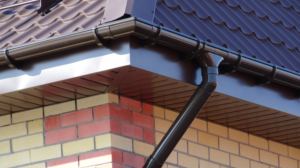 Водосточная система Дёке Люкс шоколад / коричневая