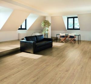 Ламинат дуб Сандэнс в интерьере