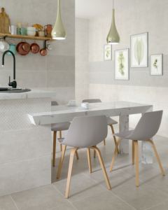 Керамическая плитка Бонтон от «Beryoza Ceramica» в интерьере кухни