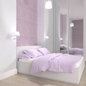 Ламинированные панели ПВХ Век кружева белые в интерьере