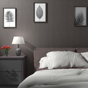 Ламинированные панели ПВХ Век каштан графика в интерьере