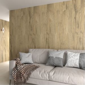 Ламинированные панели ПВХ Век дуб Келлога в интерьере