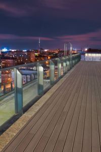 Декинг PolyWood NEO коричневый на эксплуатируемой кровле