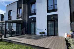 Террасная доска Lecole тёмно-коричневая