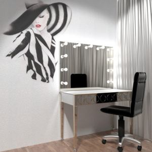 Ламинированные панели ПВХ Век белые кружева в интерьере