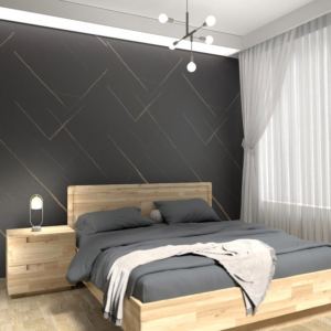 Ламинированные панели ПВХ Век Фрагонар тёмный в интерьере