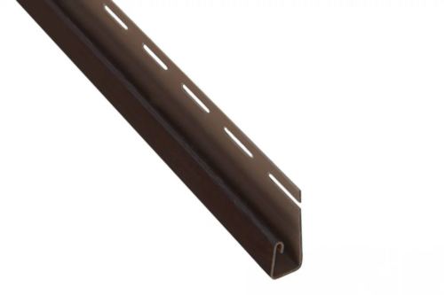 Планка отделочная для откоса «Альта-Профиль», коричневая