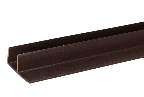 F-профиль для террасной доски, тёмно-коричневый