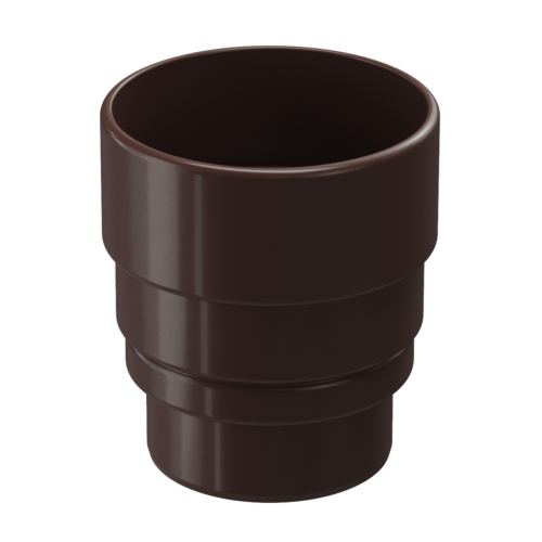 Переходная муфта водосточной трубы «Дёке Люкс», шоколад