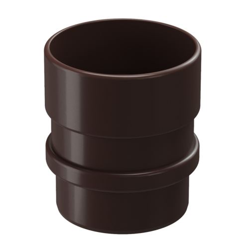 Муфта водосточной трубы «Дёке Люкс», шоколад