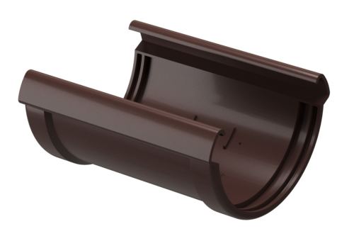 Муфта водосточного желоба «Дёке Люкс», шоколад
