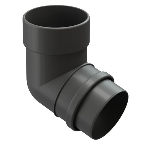 Колено 72° «Дёке Люкс», графит