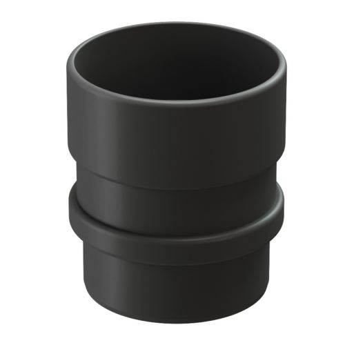 Муфта водосточной трубы «Дёке Люкс», графит