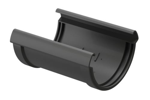 Муфта водосточного желоба «Дёке Люкс», графит