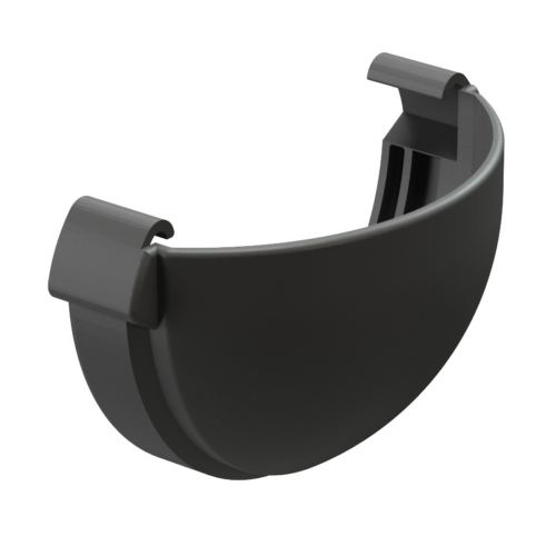 Заглушка желоба «Дёке Люкс», графит