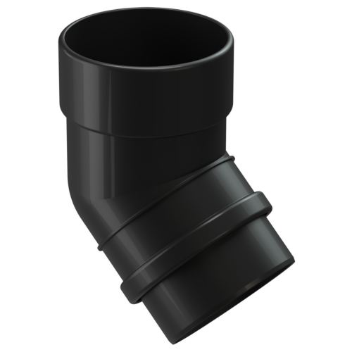 Колено 45° «Дёке Люкс», карбон