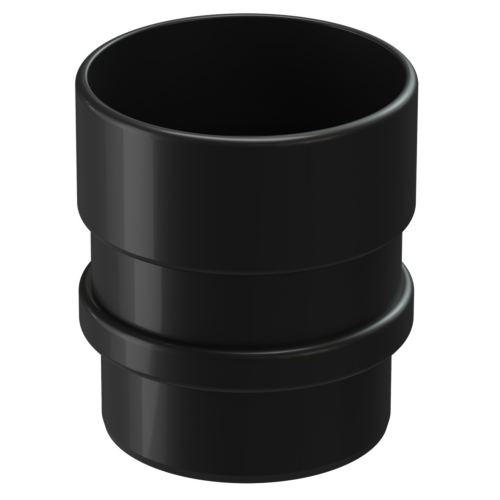 Муфта водосточной трубы «Дёке Люкс», карбон