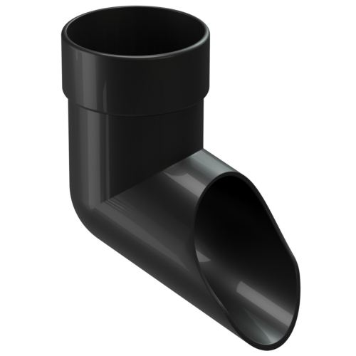 Наконечник водосточной трубы «Дёке Люкс», карбон