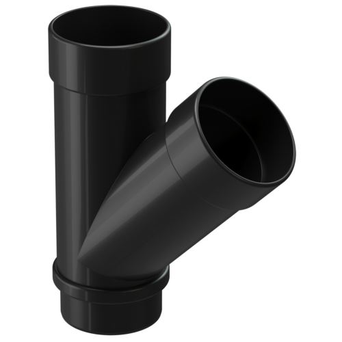 Тройник 45° «Дёке Люкс», карбон