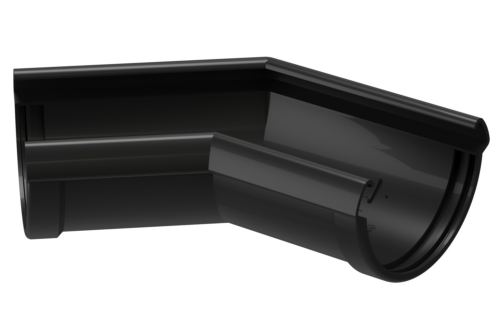 Угол 135° водосточного желоба «Дёке Люкс», карбон