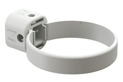 Хомут трубы ПВХ «Дёке Люкс», пломбир