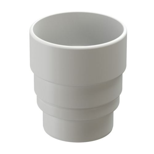 Переходная муфта водосточной трубы «Дёке Люкс», пломбир