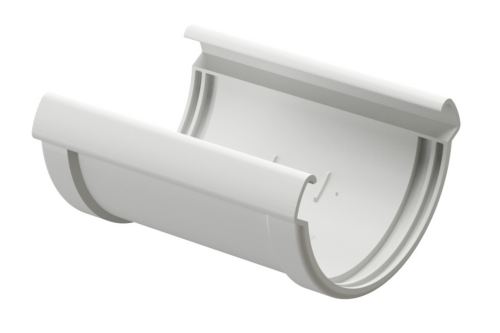 Муфта водосточного желоба «Дёке Люкс», пломбир