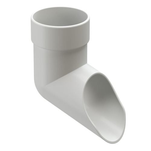 Наконечник водосточной трубы «Дёке Люкс», пломбир