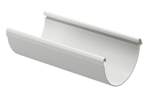 Желоб водосточный 140 мм «Дёке Люкс», пломбир