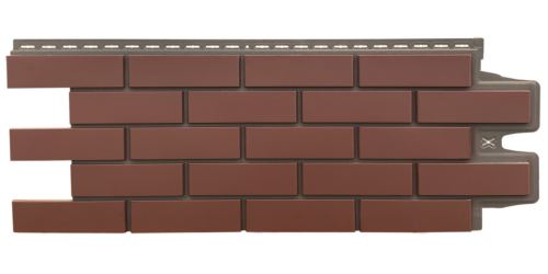 фасадная панель «Grand Line Design Plus», клинкерный кирпич корица