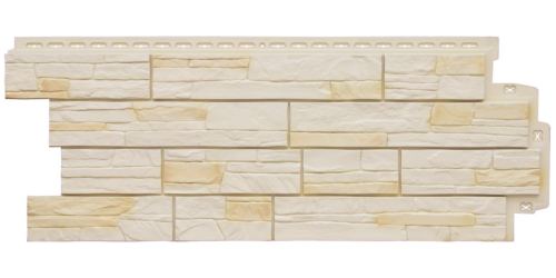 фасадная панель «Grand Line Design Plus», сланец пшеница