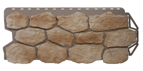фасадная панель «Альта-Профиль», бутовый камень нормандский