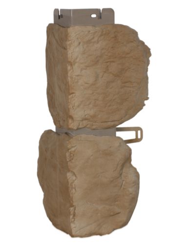 угол фасадной панели «Альта-Профиль», бутовый камень нормандский