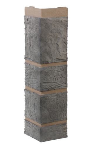 угол фасадной панели «Альта-Профиль», камень топаз