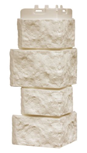 угловой элемент для панели «Grand Line Classic», дикий камень молочный