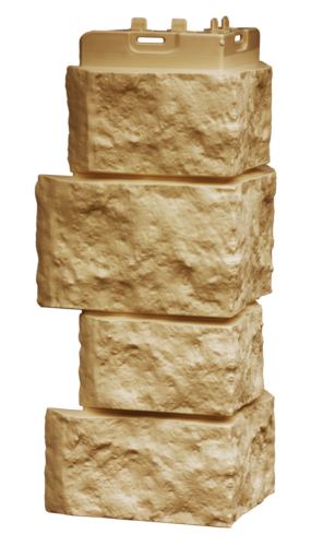 угловой элемент для панели «Grand Line Classic», дикий камень песочный