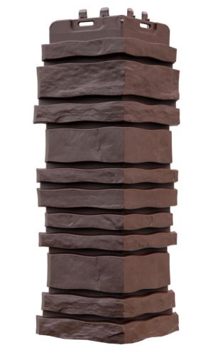 угловой элемент для панели «Grand Line Classic», скала / сланец шоколадная