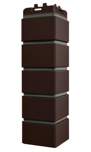 угловой элемент для панели «Grand Line Design», клинкерный кирпич шоколадный