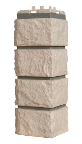 угловой элемент для панели «Grand Line Design», колотый камень бежевый