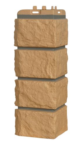 угловой элемент для панели «Grand Line Design», колотый камень песочный