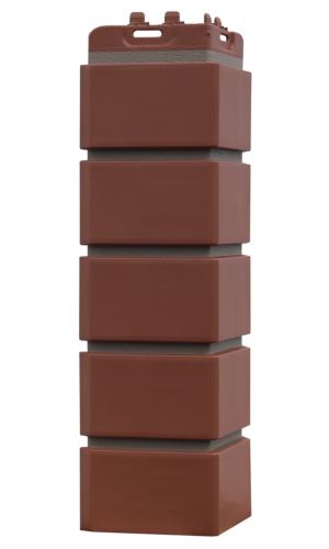 угловой элемент для панели «Grand Line Design Plus», клинкерный кирпич корица