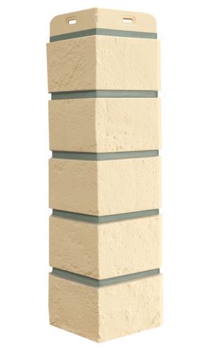 угловой элемент для панели «Grand Line Design», состаренный кирпич бежевый