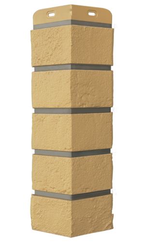 угловой элемент для панели «Grand Line Design», состаренный кирпич песочный