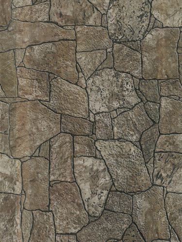 Панель листовая фактурная «Quick Wall», коричневый камень